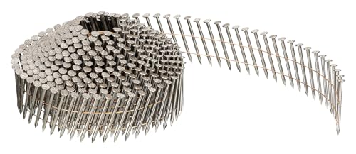 Clavos para conectar alambre HiKOKI VS2132M, longitud total 1.3 pulgadas (32 mm) x diámetro del eje 0.08 pulgadas (2.1 mm), rollo, para pistolas de clavos, para madera, 400 x 40 rollos, hierro, giro convexo miniatura 1