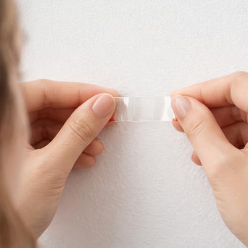 Çift Taraflı İz Bırakmayan Nano Bant Çivi Gerektirmeyen Güçlü Yapıştırıcı Bant (1 Adet) - Görsel 4