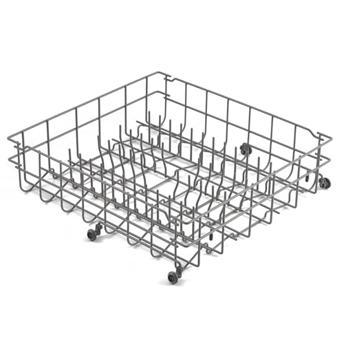5304535380 Dishwasher Upper Rack Replacement Parts for Frigidaire Dishwasher Upper Basket Drawer Dish Rack Kenmore Crosley FFCD2413US4A FBD2400KB12B FFBD2406NS9B Top Dishrack Tray Assembly 1 Pack