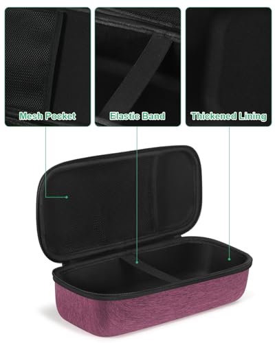 Image of Grape-Purple Large Carrying Case for 3M Littmann Stethoscopes, MDF Acoustica Stethoscopes - Hard Shell Stethoscope Bag Universal Travel Carrying Case for Doctor, Nurse Accessories, Medical Tools