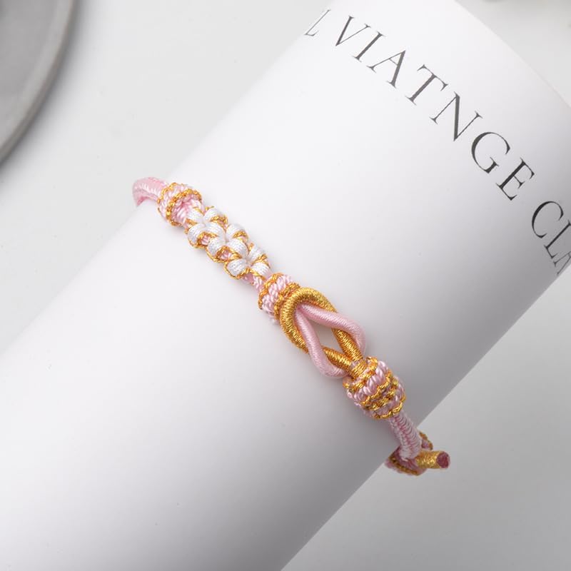 To My Granddaughter-Infinity Forever Love Heart Bracelet, Natural Emperor Stone Double Layer Purple Beaded Woven Wrap Bracelets Adjustable Mind Peace Gift Jewelry - Image 4