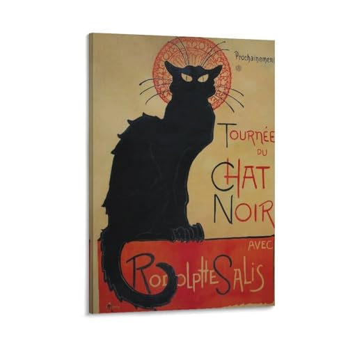 Le Chat Noir LvgA}g p G |X^[  EH[A[g rO _CjO[ xbh[ Ǐ ǂ̊G16x24inch(40x60cm)