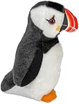 Wild Republic Audubon Birds Atlantic Puffin Plush with Authentic Bird Sound, Stuffed Animal, Bird Toys for Kids and Birders