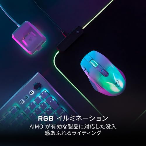 undefined タートルビーチ(Turtle Beach) ゲーミングマウス Kone XP Air ワイヤレス 2.4GHz/Bluetooth ホワイト/白 光学式 19K オプティカル 多ボタン 99g 充電ドック Reflex RGB 国内正規品 の商品画像 6