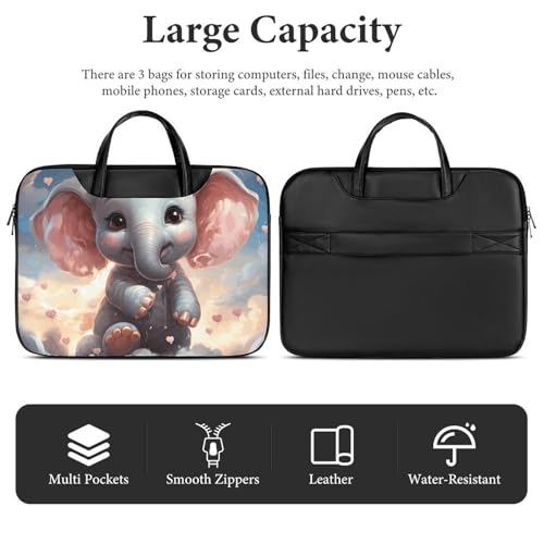 Bolsa para portátil Cute Elephant 17 pulgadas impermeable miniatura 5