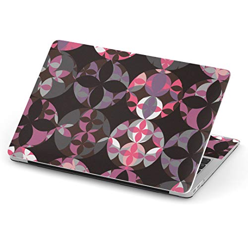 MacBook Air 13inch A1466 / A1369 専用スキンシール 2010~2017モデルまで対応 マックブック エア Mac Air 13インチ ノートブック フィルム ステッカー アクセサリー 保護 012120 丸 模様 黒