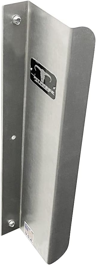 Pit Posse 550 Folding Work Picnic Table Holder Wall Mount for Enclosed Race Trailer Shop Garage - Made in USA - Aluminum Bracket Storage Organizer Folds Flat Against Wall -5th Wheel, Toy Hauler,Camper