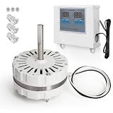 F0510B2944 Power Vent Attic Fan Motor with Smart Adjustable Thermostat for Power Attic Ventilators and Exhaust Fan, Compatible with Lomanco 2000, 2000TH and 1800 Series