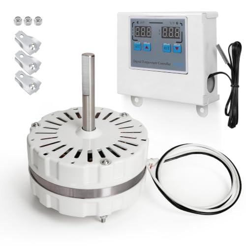 F0510B2944 Power Vent Attic Fan Motor with Smart Adjustable Thermostat for Power Attic Ventilators and Exhaust Fan Compatible with Lomanco 2000 2000TH and 1800 Series