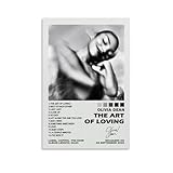 Generisch Oli-via Dean The Art Of Loving Signed Für Zimmer, Ästhetische Leinwand-Wandkunst, Schlafzimmer-Dekor Poster 12x18inch(30x45cm)