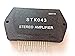 STK043 Amplifier + Heat Sink Compound Original SANYO