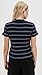 Vince Women's Striped Short Sleeve Crew, Coastal Combo, Large