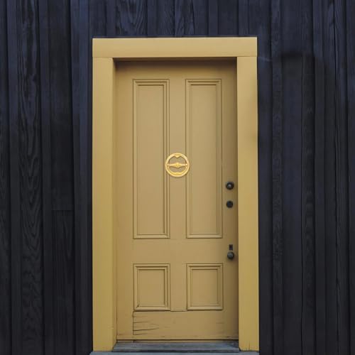 Llamador de puerta antióxido de aleación pesada para sustitución en portones 6