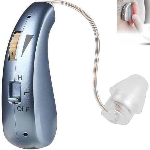 Orthopulse HearingPlus Headphones, Clear Sound, BTE Comfort Design Hearing Device (Blue x 1)