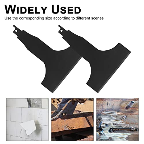 4 Pcs Reciprocating Saw Scraper Blade, 10/30/50/100Mm Sturdy Scraping Tool Attachment Accessoriesas And Adapter For Reciprocating Saw, High Carbon Steel Tile Cleaning Tool For Tile Floor #TOP4