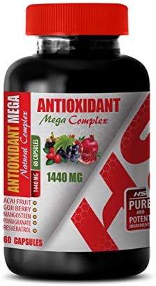 Immune System Vitamins for Men - ANTIOXIDANT Natural MEGA Complex 1440 MG - Goji Berry Capsules Weight Loss - 1 Bottle 60 Capsules