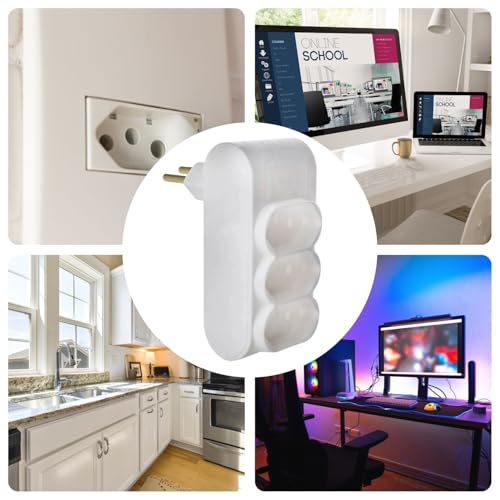 Filtro de Linha Multiplus - Adaptador tomada, Benjamin, Tripolar, Multiplicador de Tomadas, Bivolt,