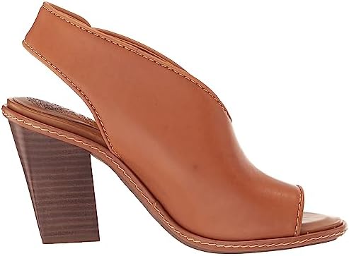 Vince Camuto Women's Fandree Stacked Heel Sandal Heeled, Golden Walnut, 8.5 | Image 5