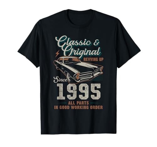 Nacido en 1995 Coche de época 31 cumpleaños Camiseta