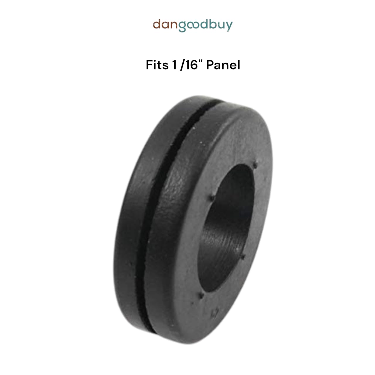 Rubber Grommets 7/8" Inner Diameter - Fits 1 1/4" Panel Hole (12)