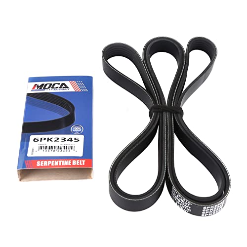 image for MOCA AUTOPARTS MOCA 6PK2345 EPDM Serpentine Belt Fit for Cadillac Esca
