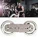 Cable Pulley Wheel, Stainless Steel Pulley Wheel,Pulley Traction Wheel, Pulley System Attachment for Exercise The Triceps,Back Muscles, Sturdy(Aluminum Double Pulley)