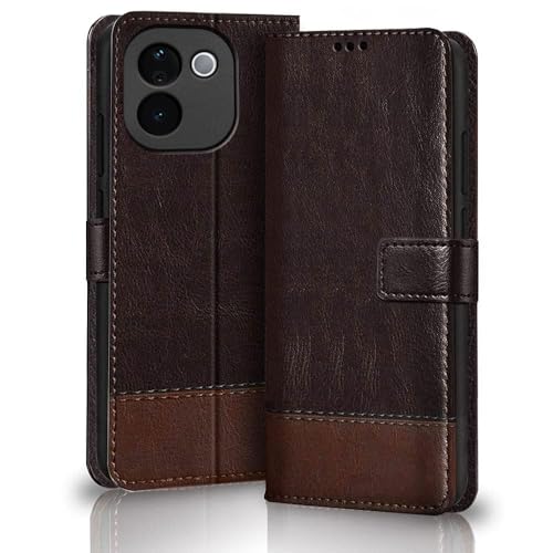 Image of A rtistque TPU+PC Frosted Ultra Matte Back Cover Case For Vivo T3 Pro 5G / iQOO Z9S Pro 5G | Smooth Sides With Grip | Stylish Protective Design | Raised Camera Edges | Brown