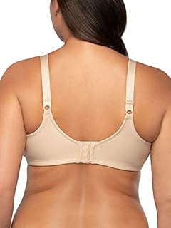 Vanity Fair Women's Beauty Back Full Figure Wirefree Bra 71380, Damask Neutral, 42DD