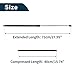 TUCKBOLD Lift Supports Struts for Volvo S40/V50 2005-2011 No.31218478/9483570 Front Hood Gas Spring Black 1 Pcs