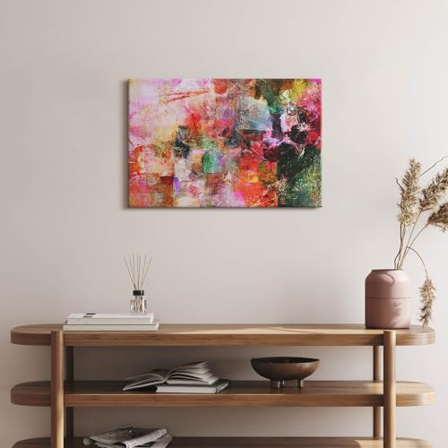 Grand Tableaux Composition abstraite Wallfluent Décoration Murale Peinte - 2