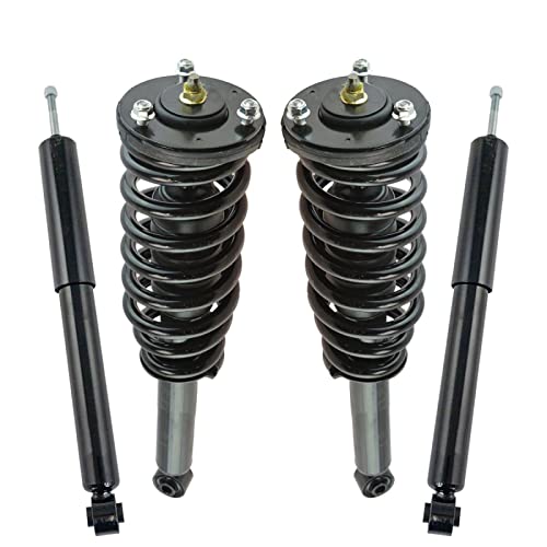 Image of TRQ Front and Rear Complete Strut Assembly & Shock Absorber Kit Shock & Spring Strut Assembly Compatible with 2007-2009 Kia Sorento