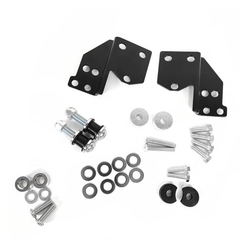 Sissy Bar Harley Road King 1997-2008 Dossier Passager Détachable avec Kit de Fixation Docking