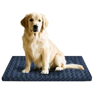 Dog Beds Crate Pad, Dog Bed Mat for Medium Dogs Sleeping, Soft, Durable, Washable & Anti-Slip Crate Pads, Reversible Kennel Mat Cat Bed M(30 * 20 * 1.5″)