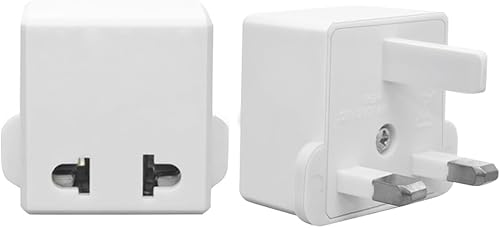 Miniatura 9 de (Negro-5 piezas) Adaptador de enchufes de EE. UU. a Reino Unido Enchufes de la UE a Reino Unido Enchufes Convertidor de Alimentación Enchufes de 2