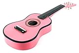 Acoustic Classic Rock 'N' Roll 6 Stringed Toy Imitation Guitar Musical Instrument w/ Guitar Pick, Extra Guitar String (Pink)