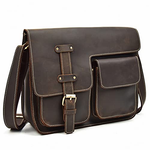 Casual Shoulder bag Men Men's Shoulder Bag Leather Shoulder Messenger Bag Man Purse2