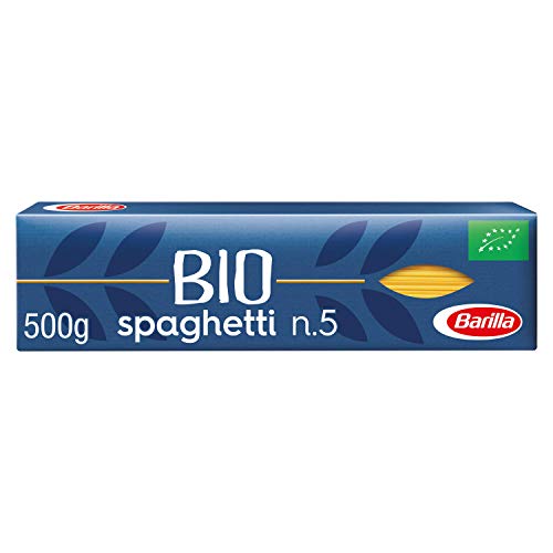 Barilla Pasta de trigo duro para espaguetis orgánicos, 1 unidad (1 x 500 g)