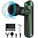 Produktbild Mini Massagepistole,Elektrisch Muscle Massage Gun mit 90-Tägiger Standby-Zeit,Tragbar Vibrationsmassagegerät 4Köpfen 4Geschwindigkeiten, Leise HandMassagegerät Tiefengewebe für Nacken RückenGrün