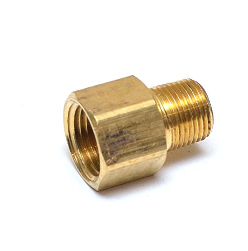 FasParts 1/2 Female NPT FPT FIP to 3/8 Male MPT MIP Brass Pipe Adaptor Fitting Fuel / Air / Water / Boat / Gas / Oil WOG by FASPARTS