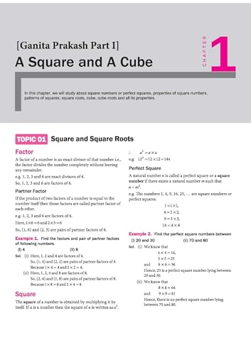 Image of All in One Mathematics Class 8 Exam | Ganita Prakash (Part 1 & 2 ) | CBQs, Sample Papers, in-text & Chapter Exercise and Clear & Concise Theory | English Medium