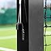 Vermont 360° Freestanding Tennis Posts [Aluminum] | Lightweight & 100% Portable – ITF Regulation [Black Or Green] (with Weights, Black, Posts + 3.5mm Net (42ft Doubles))