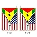 Sao Tome and Principe America Flag Printed Zipper Leather Journal for Men Women 100 Pages A5 Ruled Notebook Lined Notepad for Writing Note Taking Travel Diary for Teachers Students College