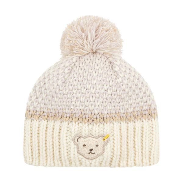 Steiff Mütze EU Größe 43 Eggnog, Kinder Mädchen Mütze, Ohrenschützer...
