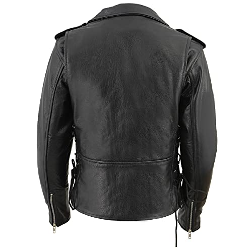 Image of Milwaukee Leather Women's Classic Premium Leather Motorcycle MC Style Riding Jacket