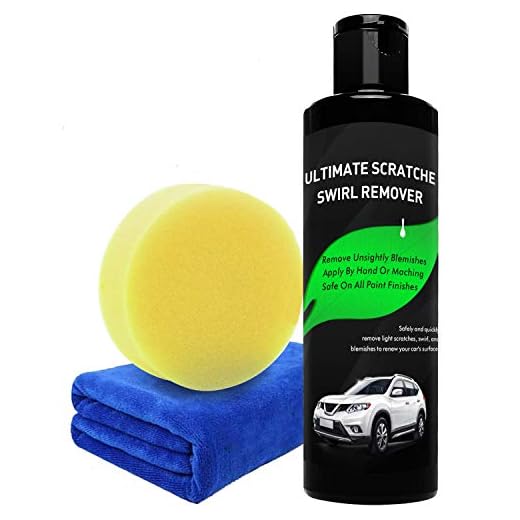Randalfy Car Scratch Remover - Magic Car Scratch Remover, Scratch Removal for Cars with Polish & Paint Restorer Abrasive Compound, Swirl Remover, Water Spots, Light Scratch Removal for Cars