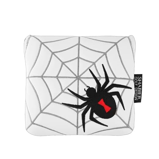 SHABIER Golf Large Square Mallet Putter Magnetic Closure for Taylormade Spider Putter（White