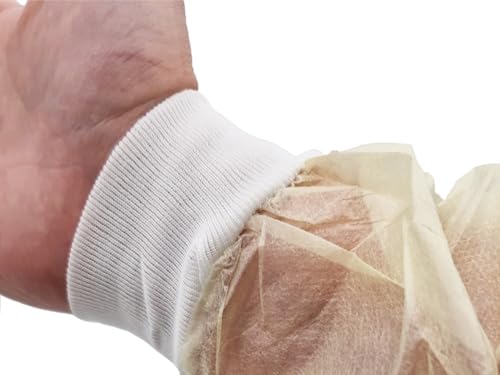 Tiga-Med Vlieskittel wasserdicht 10 Stück gelb 139x139cm mit PE laminiert mit extra starkem Bündchen Original