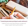 OHTO WN01 Wooden Mechanical Pencil, 0.5mm Fine Point, Standard Long Barrel, Dark Red Body, Made from Incense Cedar, WN01-SP5-EN