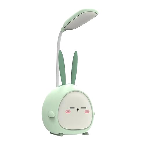 Jooheli Lampe de Bureau LED, Lampe de Bureau Sans Fil, Lampe de Bureau pour Enfant, Rechargeable par USB, Cadeau pour Enfants, Garçons, Filles, Amis, Vert