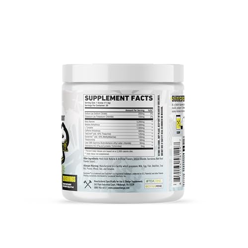 Image of DBAP Extreme High Stim Pre-Workout Powder | 400mg Caffeine | Beta Alanine, Betaine Anhydrous, Electrolytes & Focus | High Stimulant Pre Workout Supplement | 20 Servings,Juicy Nectar